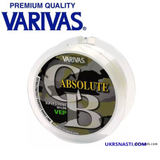 Леска монофильная Varivas Absolute CB Nylon диаметр 0,33мм размотка 100м прозрачная